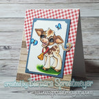 Cow with Butterflies