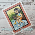 Girl with Ducks Dock